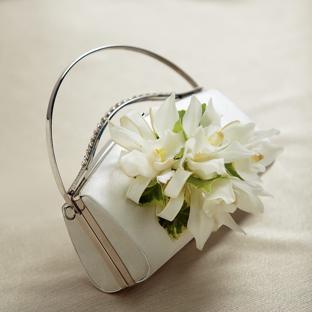 White Purse Decor